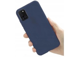 Tok telefonvédő szilikon Etui Candy Samsung Galaxy A12 (SM-A125F) kék mat 